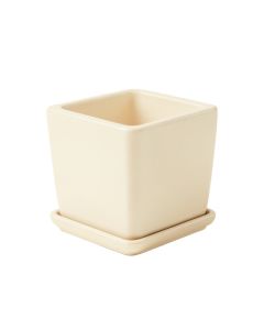 Heath Bend Empty Planter - Cream (synthetic illustration; no displayed measurements)