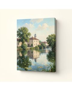 Regatta At Argenteuil By Claude Monet Painting Print On Wrapped Canvas (synthetic illustration; no displayed measurements)