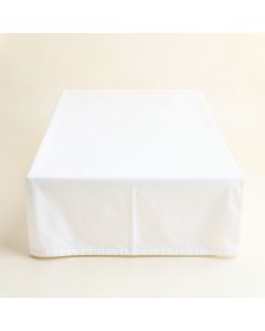 Rowan Branch Flat Bed Sheet - White (synthetic illustration; no displayed measurements)