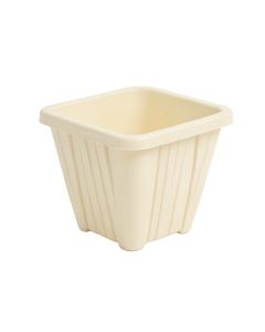 Willow Arc Empty Raised Planter - Cream (synthetic illustration; no displayed measurements)