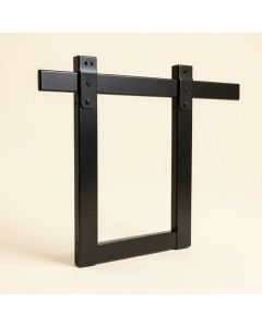 Antique Sliding Standard Single Track Barn Door Hardware Kit (synthetic illustration; no displayed measurements)