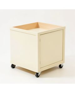 Lake Bend Empty Rolling Workshop Cart - Cream (synthetic illustration; no displayed measurements)