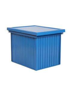 Field Bluff Closed Outdoor Storage Box - Blue