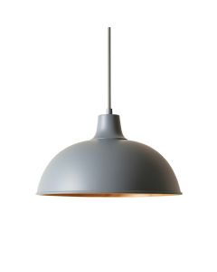 Shore Canyon Pendant Light Suspended From One Plain Cable - Gray (synthetic illustration; no displayed measurements)