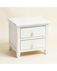 Flint Canyon Nightstand - White (synthetic illustration; no displayed measurements)