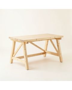 Oak Brook Empty Workshop Workbench - Ivory (synthetic illustration; no displayed measurements)