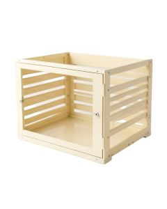 Bay Brook Empty Furniture-Style Pet Crate - Ivory