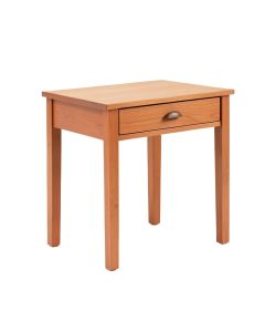 Oak Crest Side Table - Terracotta (synthetic illustration; no displayed measurements)