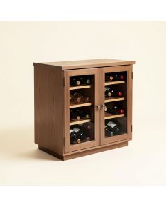 Bar Set With Wine Storage (synthetic illustration; no displayed measurements)