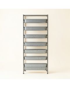 River Bend Empty Vertical Garden Frame - Gray (synthetic illustration; no displayed measurements)