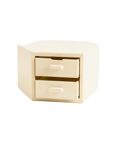 Alder Bend Small-Parts Storage Drawer Cabinet - Cream