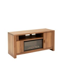 Burkard Tv Stand For Tvs Up To 78 '' With Electric Fireplace Included (synthetic illustration; no displayed measurements)