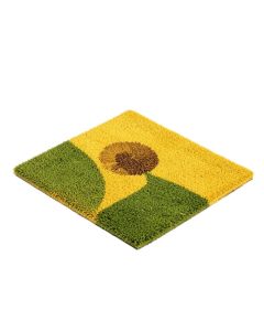 Tavon Sunflower Welcome 30 In . X 18 In . Non-Slip Outdoor Door Mat