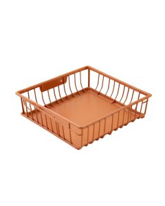 Bay Dale Empty Under-Desk Cable Tray - Terracotta