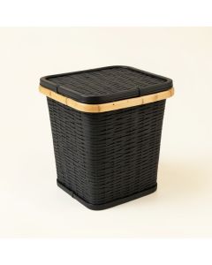 Elm Brook Laundry Hamper - Black (synthetic illustration; no displayed measurements)