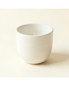 Hill Canyon Empty Candle Holder - White (synthetic illustration; no displayed measurements)