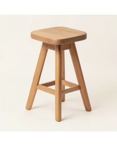 Eberhardt Swivel Solid Wood Stool (synthetic illustration; no displayed measurements)