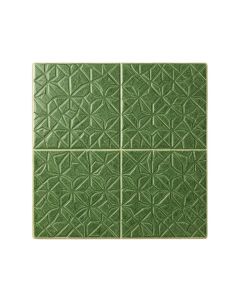 Stone Brook Uninstalled Square Decorative Tile - Green (synthetic illustration; no displayed measurements)