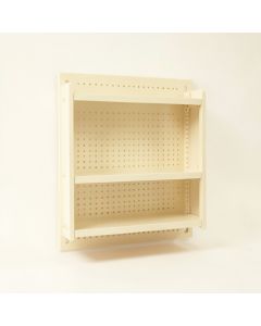 Hazel Canyon Empty Wall-Mounted Tool Organizer Panel - Cream (synthetic illustration; no displayed measurements)