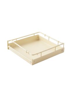 Cove Field Empty Under-Desk Cable Tray - Cream (synthetic illustration; no displayed measurements)