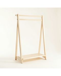 Cove Crest Empty Garment Rack - Ivory (synthetic illustration; no displayed measurements)
