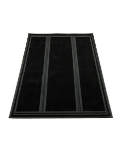 Glen Bridge Rectangular Outdoor Rug - Black (synthetic illustration; no displayed measurements)