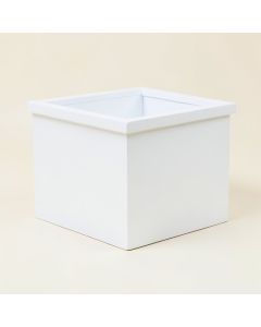 Laurel Branch Closed Outdoor Storage Box - White (synthetic illustration; no displayed measurements)