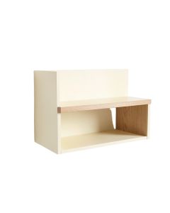 Juniper Bend Wall-Mounted Shelf - Cream