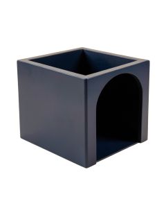 Harbor Bridge Empty Furniture-Style Litter Enclosure - Navy (synthetic illustration; no displayed measurements)