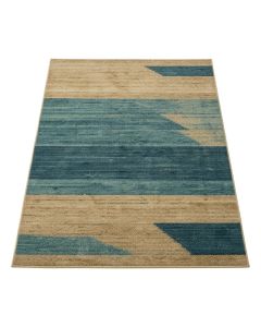 Mcphail Flatweave Oatmeal/Teal/Blue Indoor/Outdoor Area Rug (synthetic illustration; no displayed measurements)