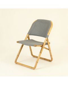 Lake Crossing Folding Outdoor Chair - Gray (synthetic illustration; no displayed measurements)