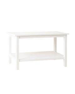 Maple Bend Empty Workshop Workbench - White