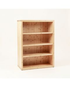 Ridge Bridge Freestanding Bookcase - Beige (synthetic illustration; no displayed measurements)