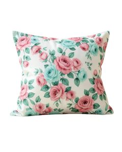 Pop Rose Floral Pillowcase (synthetic illustration; no displayed measurements)