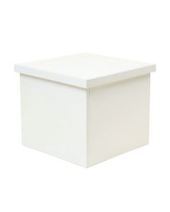 Moss Brook Closed Outdoor Storage Box - White (synthetic illustration; no displayed measurements)