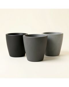 Vokolida 3 Piece Concrete Pot Planter Set (synthetic illustration; no displayed measurements)