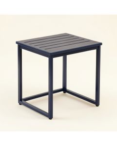 Clay Bridge Compact Balcony Table - Navy (synthetic illustration; no displayed measurements)
