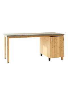 Moss Branch Empty Workshop Workbench - Gray (synthetic illustration; no displayed measurements)