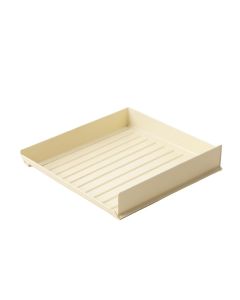 Willow Bridge Empty Under-Desk Cable Tray - Cream (synthetic illustration; no displayed measurements)