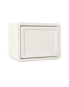 Juniper Canyon Wall-Mounted Entry Cabinet - White (synthetic illustration; no displayed measurements)