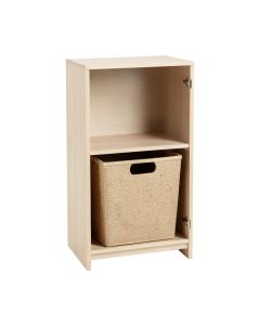 Sage Crossing Freestanding Pull-Out Hamper Cabinet - Beige