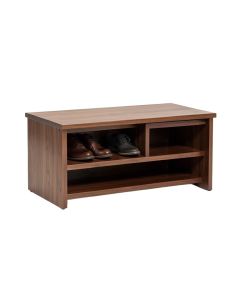 Uwais Solid Wood Shoe Storage Bench (synthetic illustration; no displayed measurements)