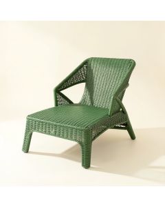 Hill Brook Outdoor Lounge Chair - Green (synthetic illustration; no displayed measurements)