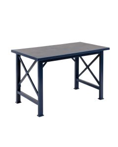 Heath Crest Empty Workshop Workbench - Navy (synthetic illustration; no displayed measurements)