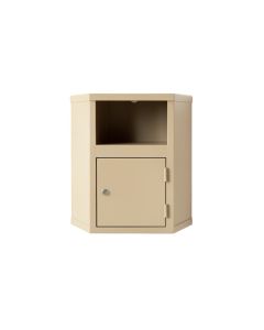 Lake Crossing Wall-Mounted Entry Cabinet - Beige (synthetic illustration; no displayed measurements)
