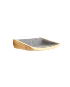 Dune Dell Wall-Mounted Cat Perch - Gray