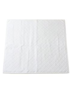 Field Bend Bath Mat - White (synthetic illustration; no displayed measurements)