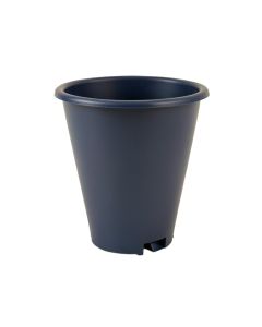 Shore Bluff Empty Railing Planter With Integral Brackets - Navy (synthetic illustration; no displayed measurements)