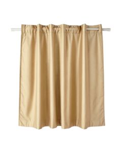 Bathroom Geometric Semi-Sheer Rod Pocket Curtain Panels