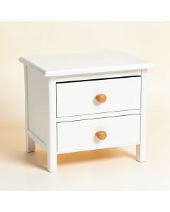 Stone Falls Nightstand - White (synthetic illustration; no displayed measurements)
